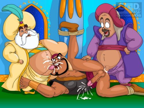 Double penetration for old gay man